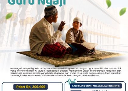 Bantu Berbagi THR untuk Guru Ngaji!