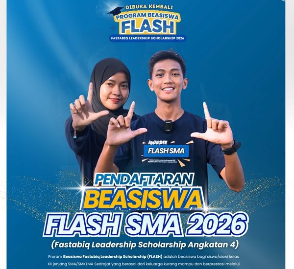 Beasiswa FLASH SMA Kembali Dibuka